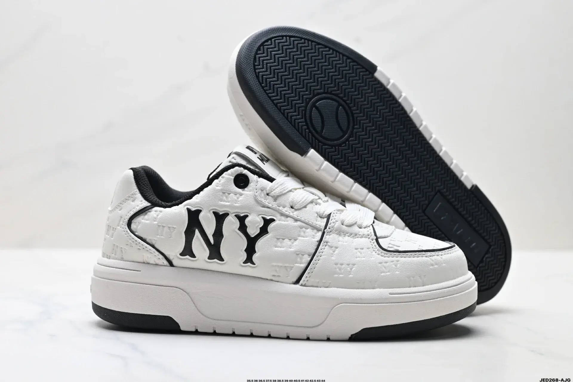 MLB NY Logo White Sneakers