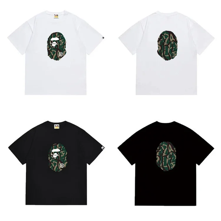 BAPE Camo Ape Head T-Shirts (White & Black)