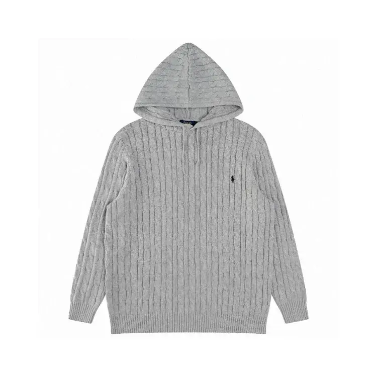Polo Knit Hoodie