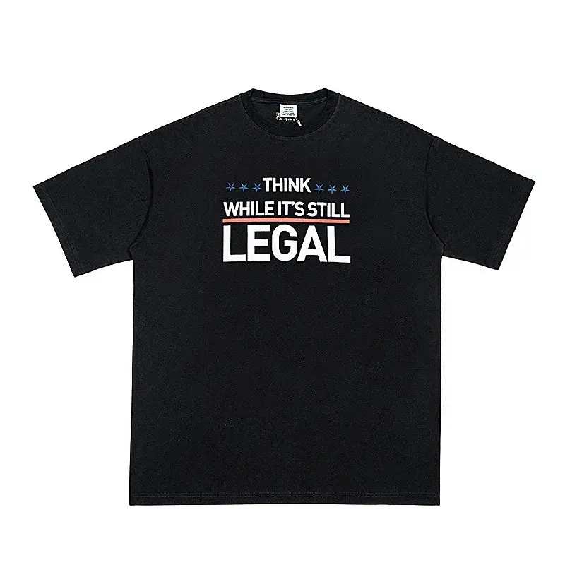 VETEMENTS "Think While It's Legal" Tee