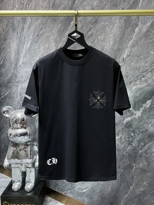 Chrome Hearts Crystal Cross Logo Tee