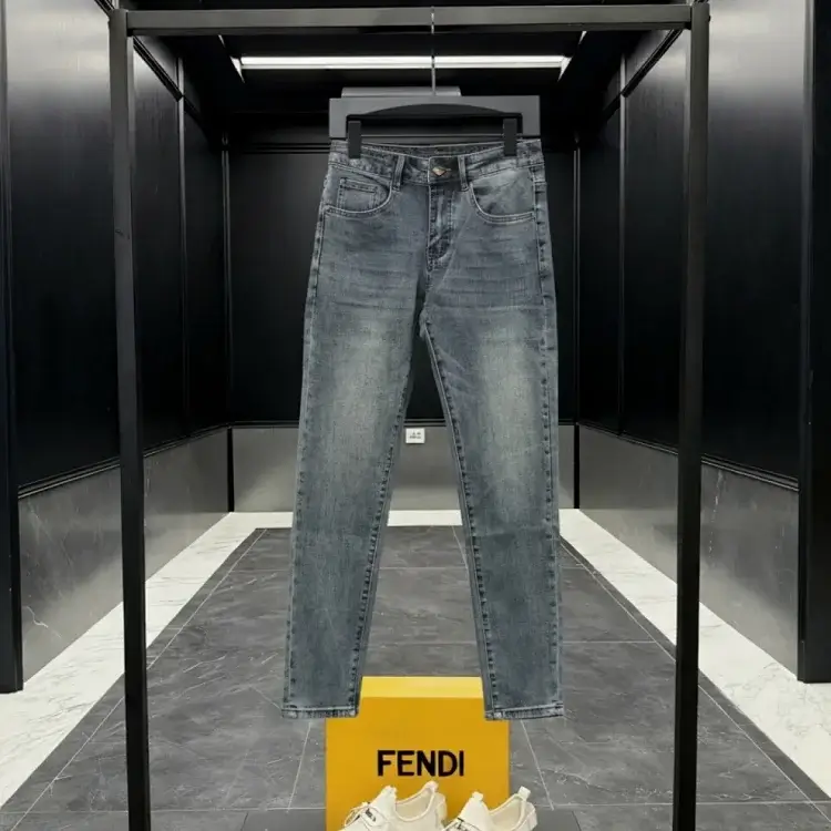 FENDI Light Blue Slim Jeans
