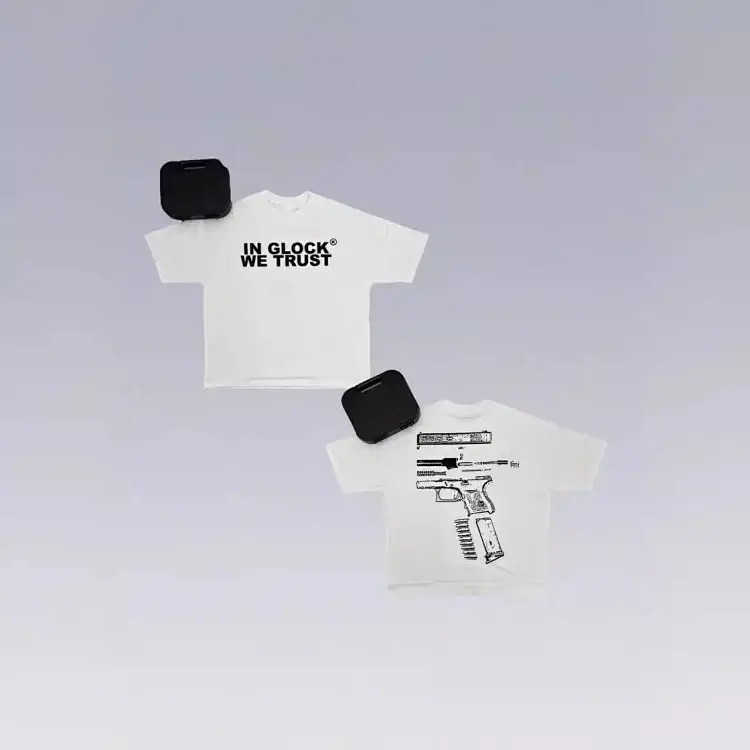 GLOCK T-Shirt: "In GLOCK We Trust" & Disassembly Diagram