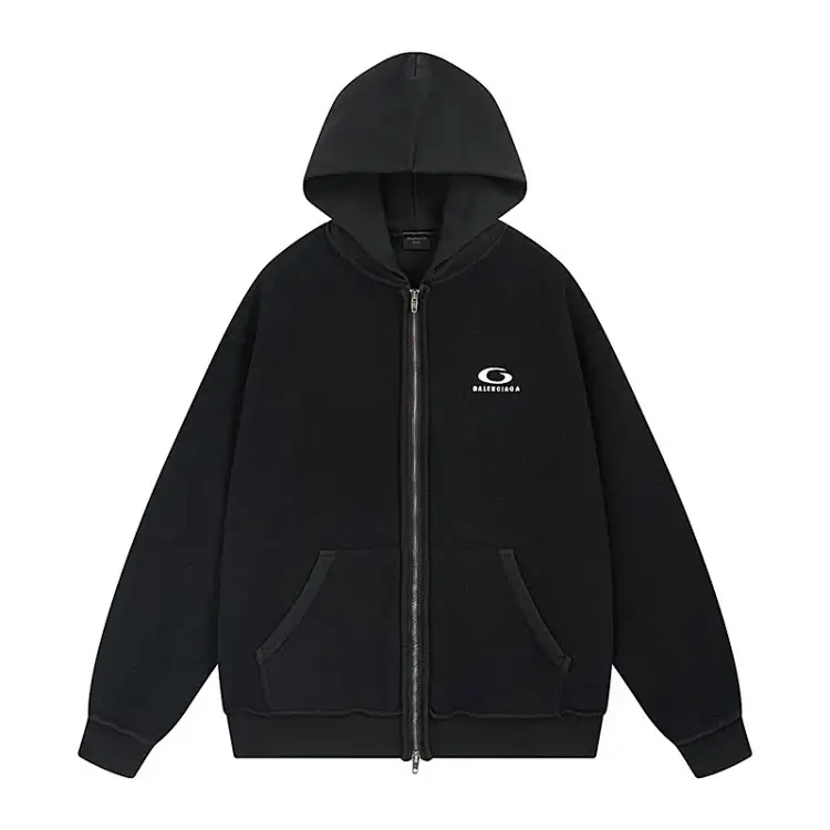 Balenciaga Black Logo Hoodie