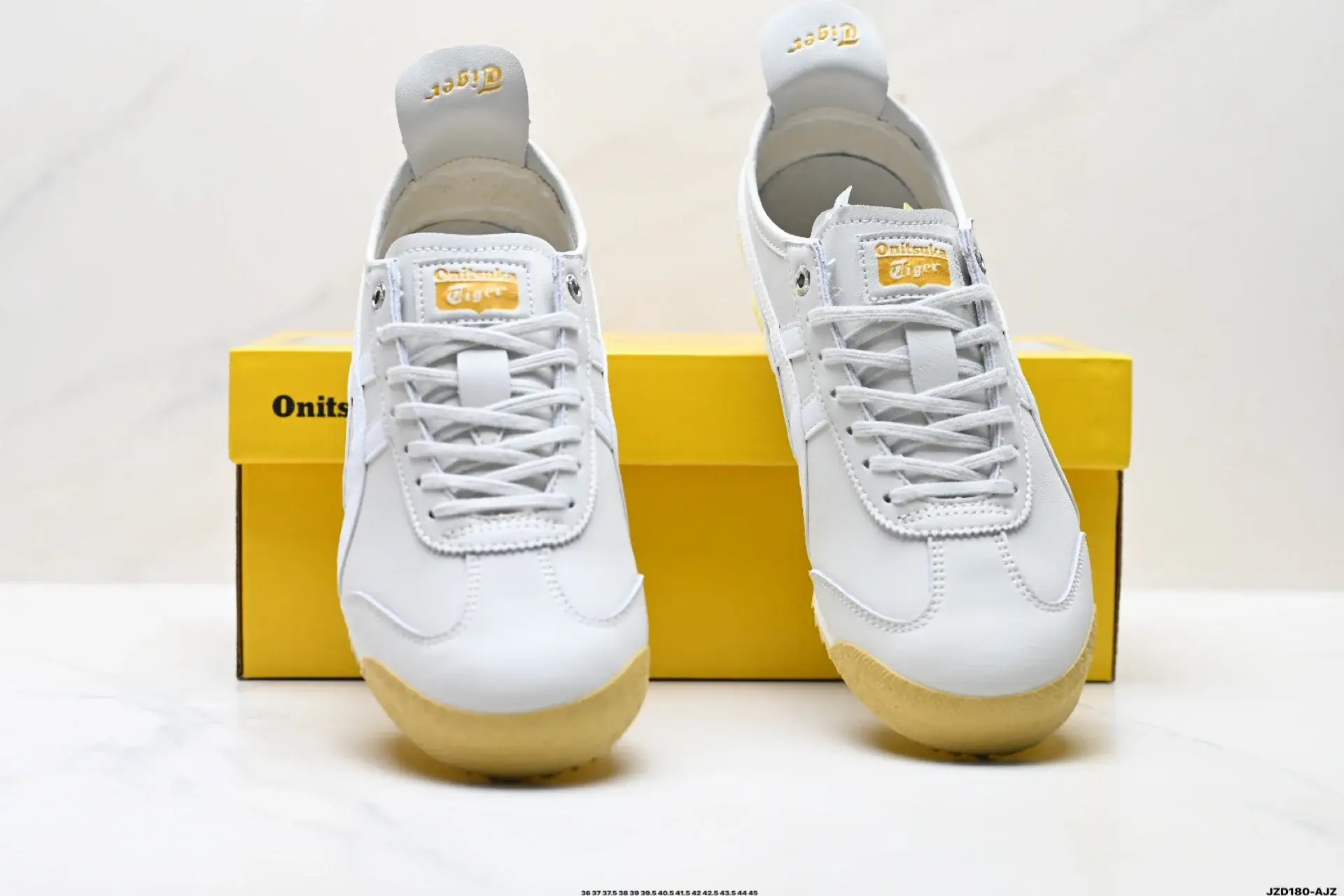 Onitsuka Tiger White & Yellow Sneakers