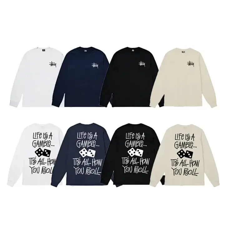Stussy Dice Graphic Long-Sleeve Tees
