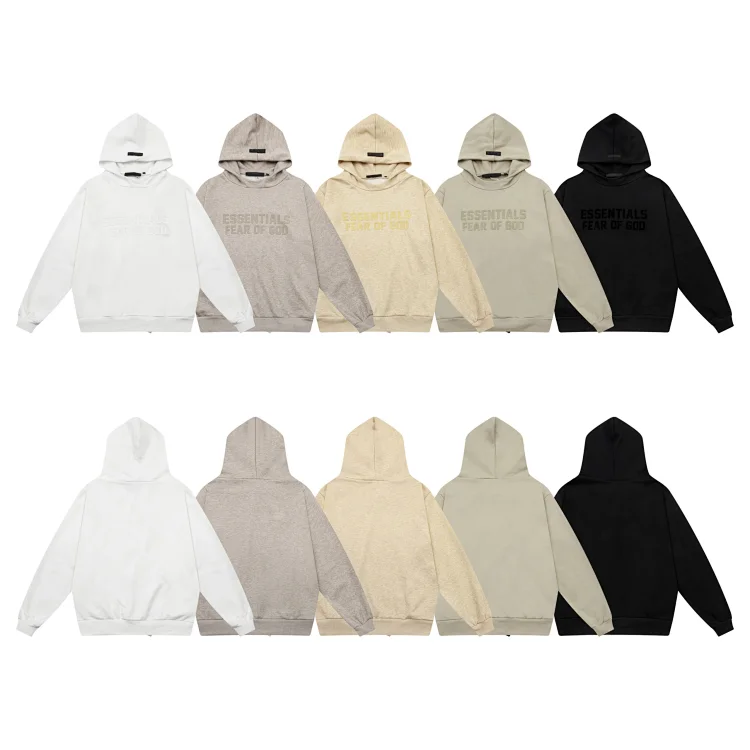FEAR OF GOD ESSENTIALS Logo Hoodies
