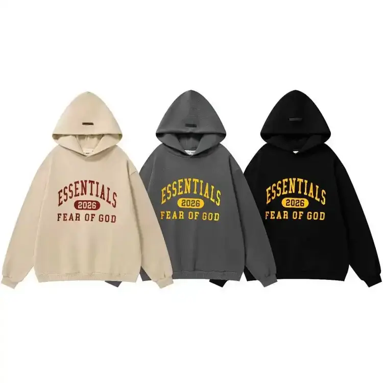 FEAR OF GOD ESSENTIALS 2026 Hoodies (Beige/Gray/Black)