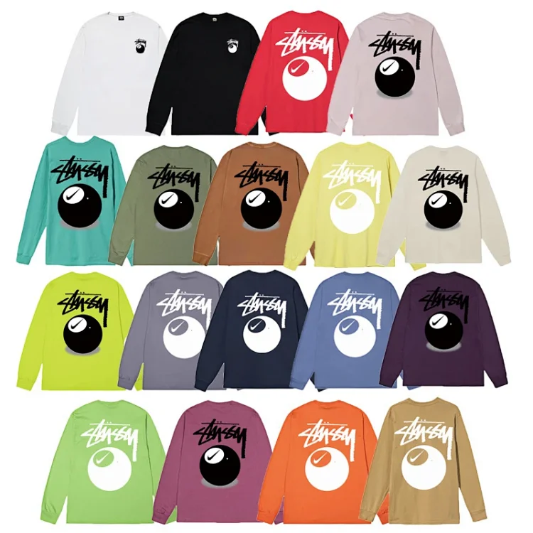 Stussy 8-Ball Long-Sleeve Tees
