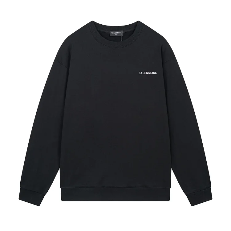 BALENCIAGA Black Logo Sweatshirt