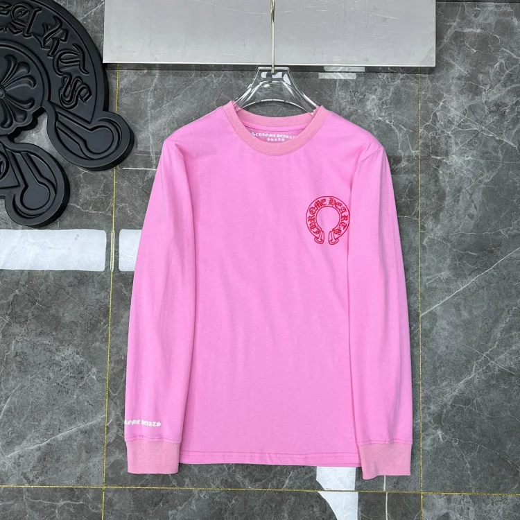 Chrome Hearts Pink Horseshoe Tee