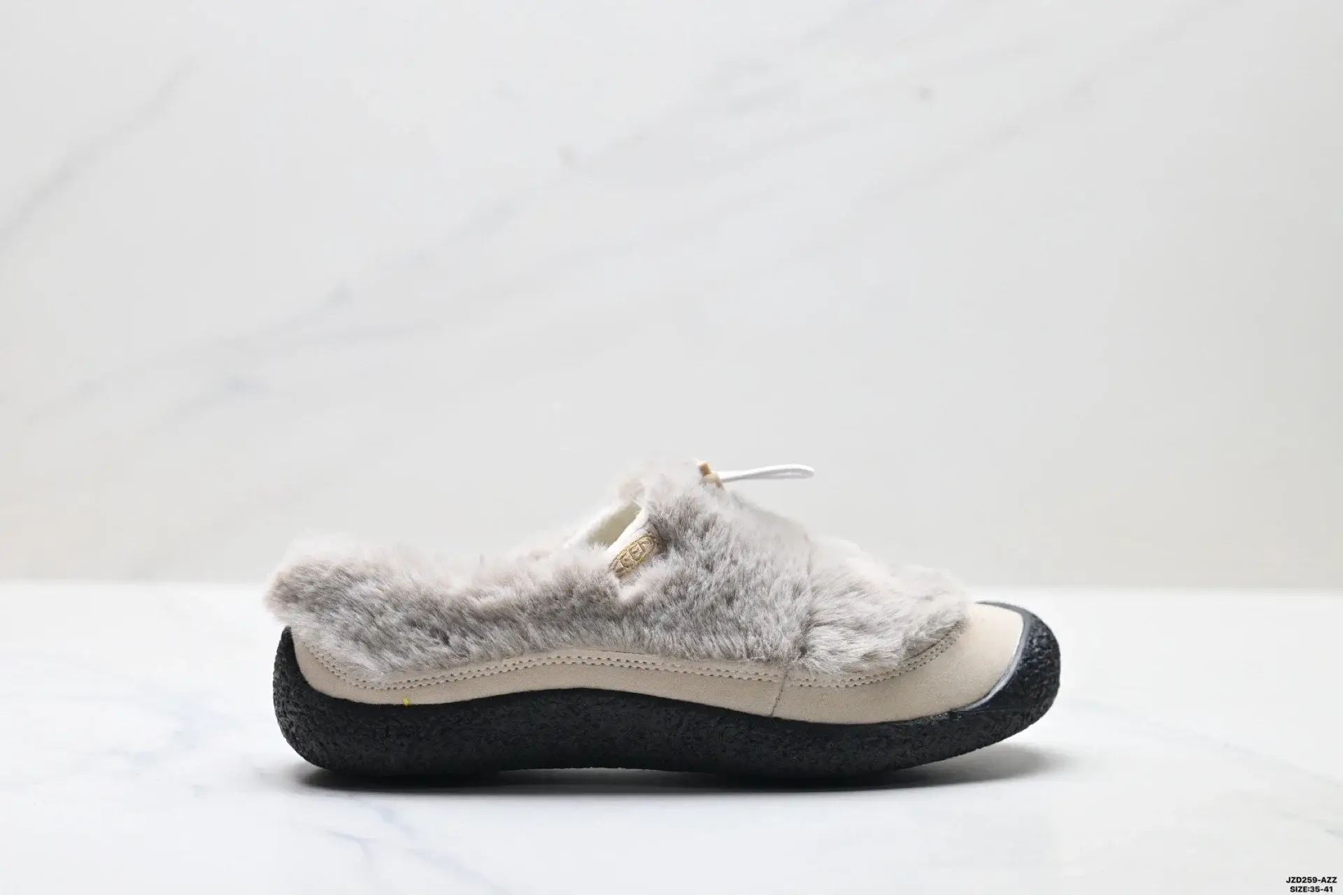 UGG Gray Fuzzy Slippers