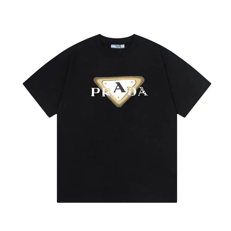 Prada Logo Triangle T-Shirt