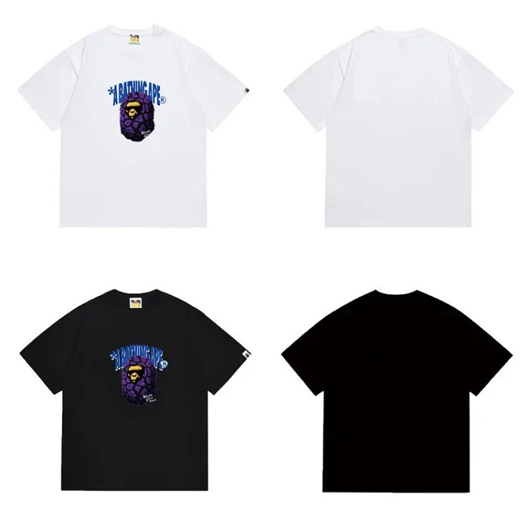 A BATHING APE Graphic Ape Head Logo T-Shirts