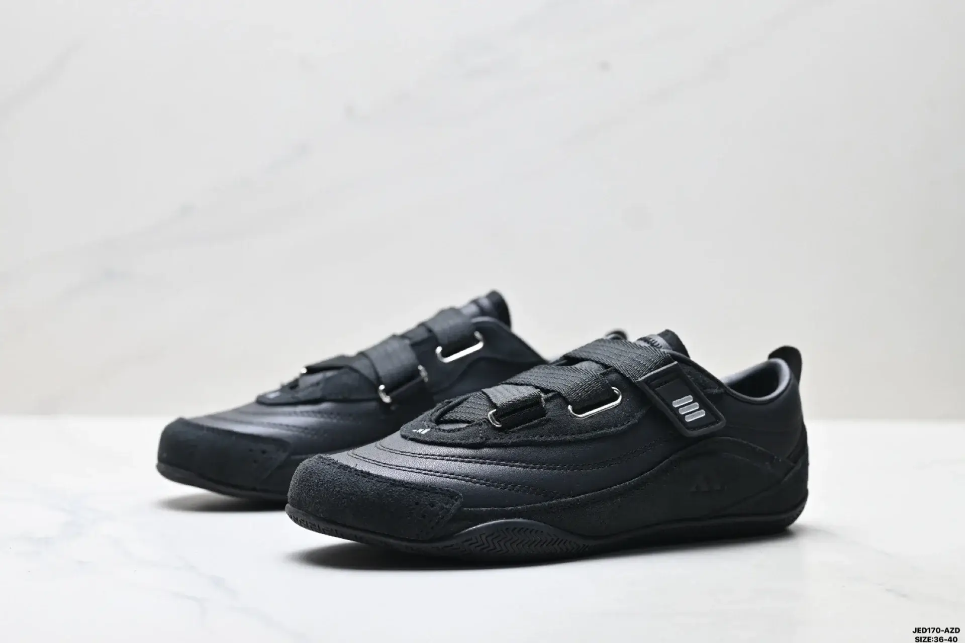 adidas Black Strap Sneakers
