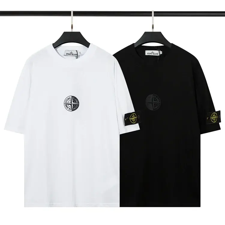 Stone Island Embroidered Logo T-Shirt