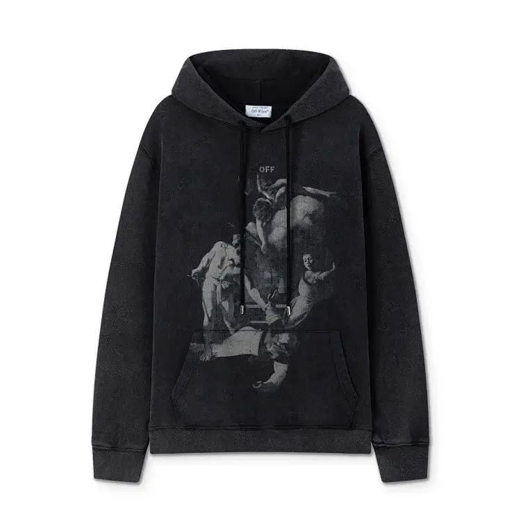 OFF-WHITE Black Art Hoodie