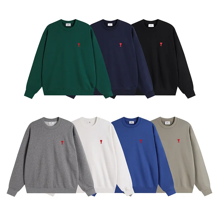 Ami Ami de Coeur Embroidered Sweatshirts