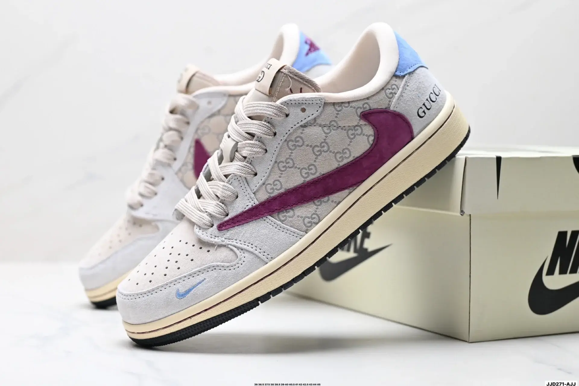 Gucci x Nike Low-Top GG Sneakers